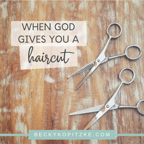 When God gives you a haircut.