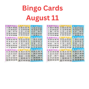 Bingo Cards Donation